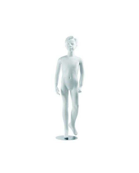 Drenge børnemannequin (9-10 år). Skulptureret hår