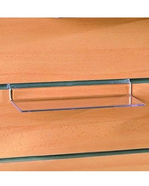 Skohylde / display (24,8 x 2 x 10,5 cm.) t/ rillepanel