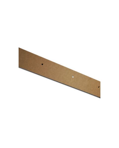 Galleriskinne MDF a 2 m.