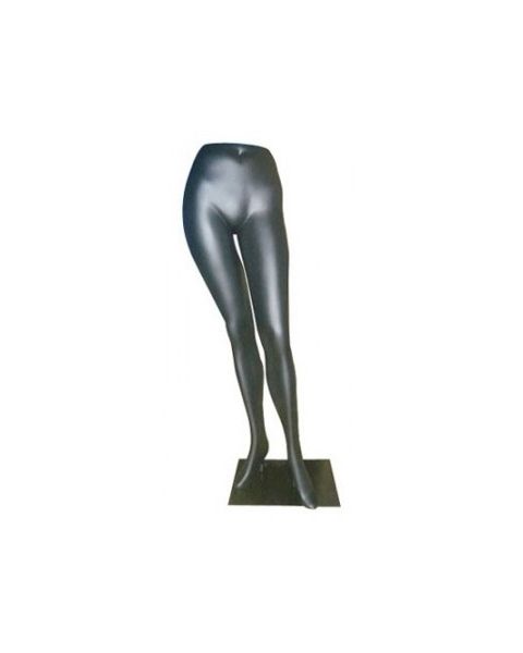 5400 dametorso, ben - sort. Metal fodplade. Mannequin underdel. Hoftevrid og hæl kan aftages.