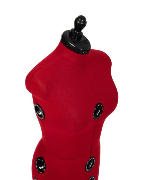 Skræddergine, dame. Rød, medium