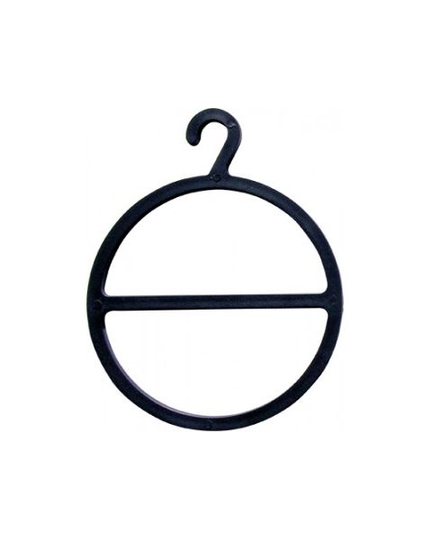 Tørklædering Ø10 cm, H13 cm. Sort. Stykpris - Pakket med 50 stk