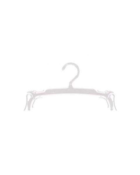 Bikini- & lingeribøjle, med kroge til strop, hvid, 27 cm, pakket med 200 stk.