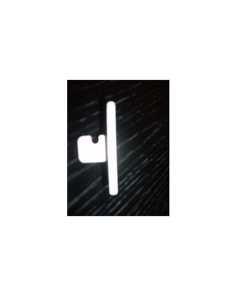 Vægbeslag t/ gitter - Hvid. Light model - Metalbeslag til væg