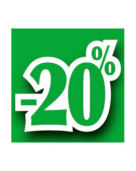 Plakater med procent i farver - vælg størrelse