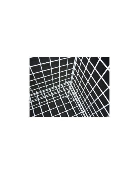 Varekurv - 43 x 43 cm, hvid. Nancy light