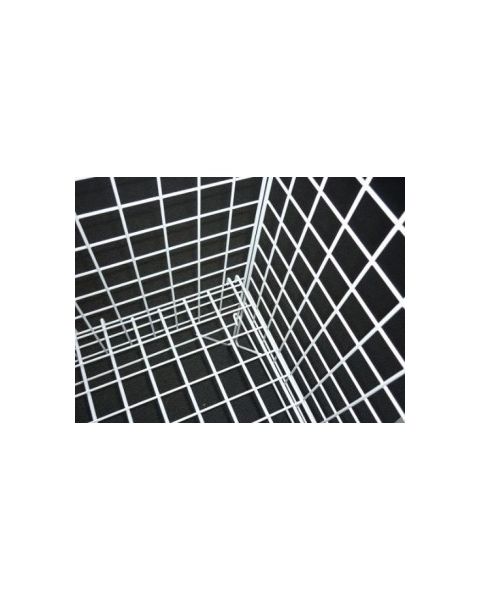 Varekurv - 62 x 62 cm, krom. Nancy light