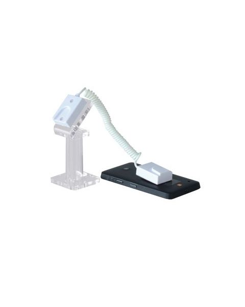 Tyverisiking - til f.eks. telefoner. Klar akryl. 5 x 5 x H 12,5 cm.