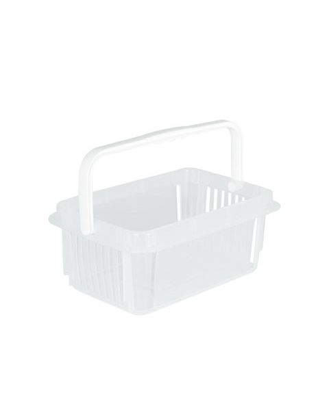 Indkøbskurv. 7 L m/1 håndtag. TRANSPARENT. L 30,5 x P 20 x H 12 cm