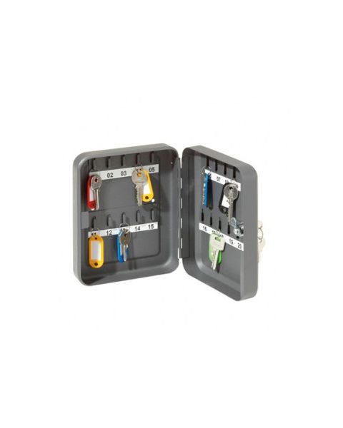 Nøgleskab i metal. Plads til 45 nøgler