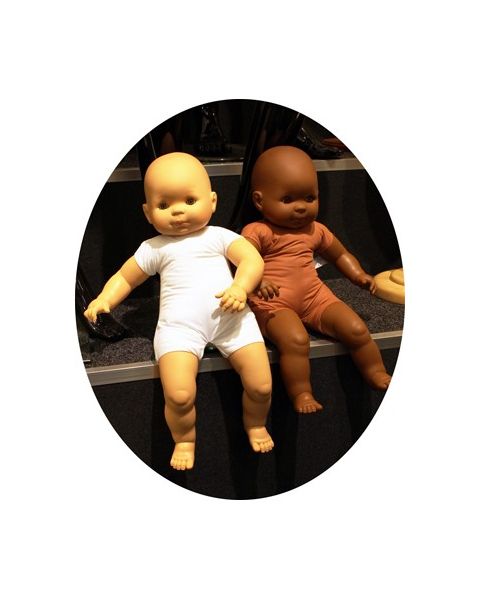 Baby Mannequin. H 60 cm. Mørk hudfarvet