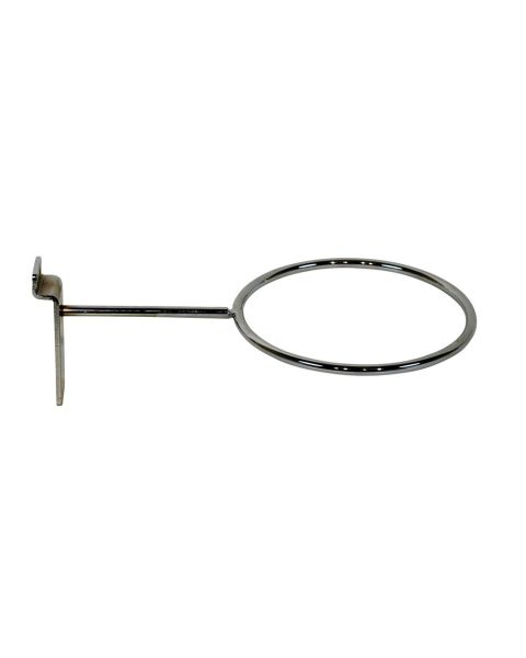 Boldring t/ rillepanel, krom