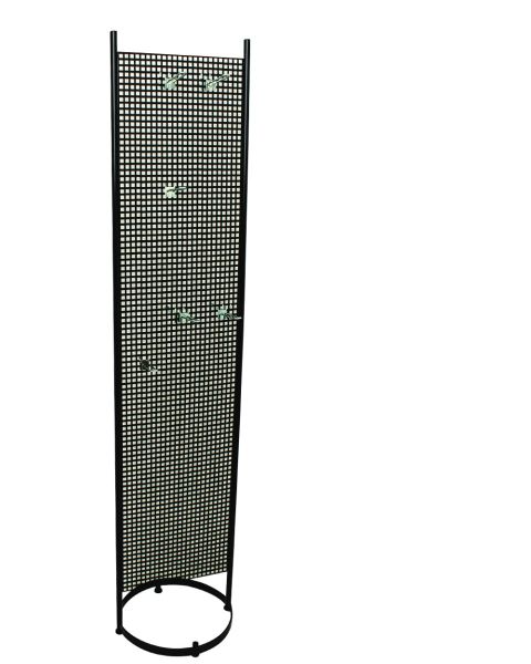 1 Impulsstander i sort inkl. 20 stk.kroge