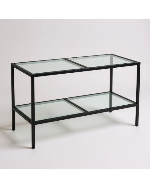 Luton 2 - Sort stel - Salgs- / oplægsbord. 160 x 80 x H84 cm. Vælg bordplade
