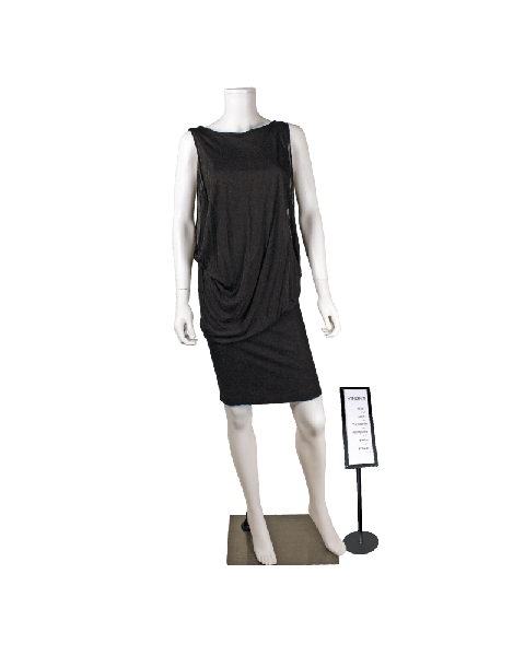 Skilteholder m/ ½ A4 ramme, sort