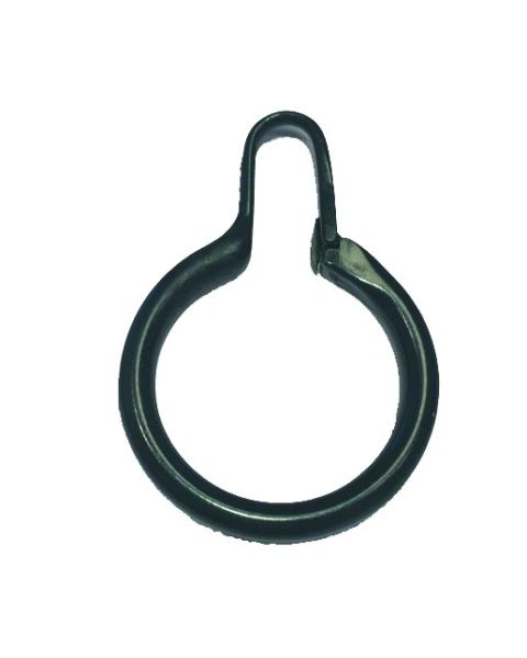 Gardinring - sort plast