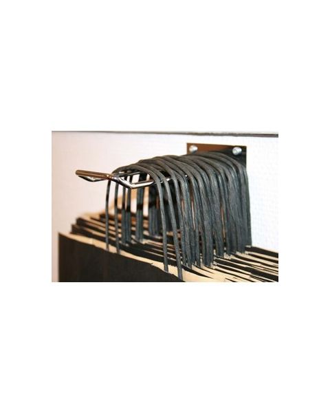 Bæreposeholder til disk eller væg, krom, 15 cm