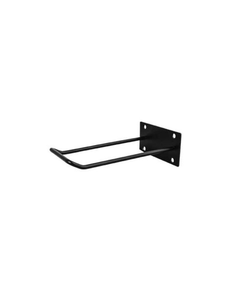 Bæreposeholder til disk eller væg, sort, 15 cm