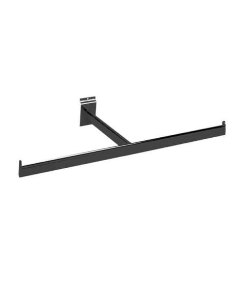 T-bøjlestang til panel, sort, B60 x D26 cm