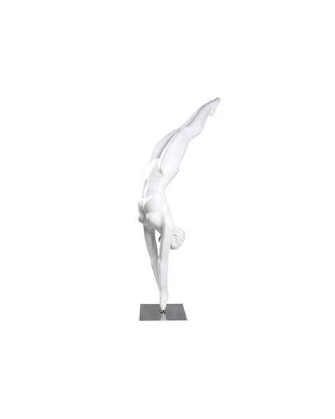 Sport damemannequin, svømmer - hvid