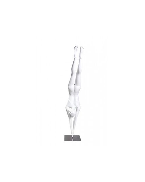 Sport damemannequin, svømmer - hvid