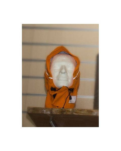 Flamingohoved, herre, hvid, O59 x H31 cm