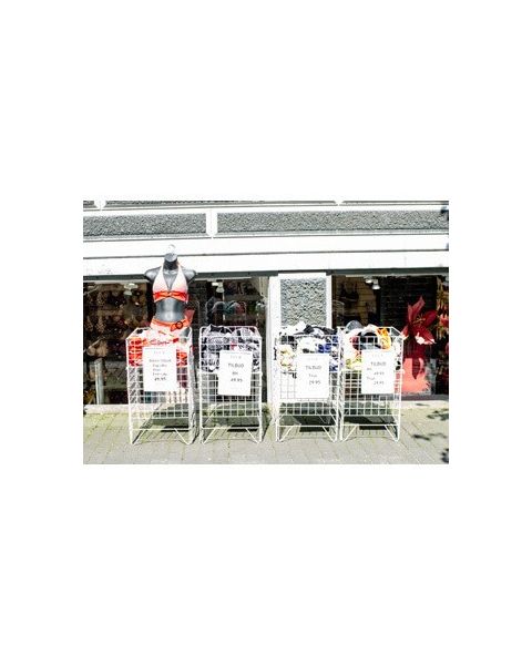Salgskurv - Hvid - Nancy 1