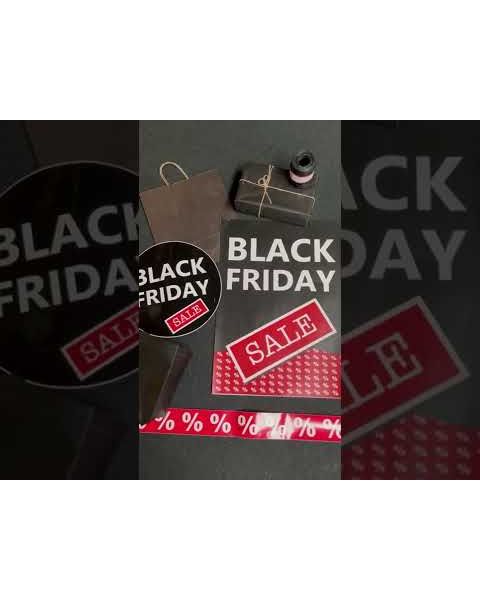 Vinduesstreamer - 120 cm. - m/ BLACK FRIDAY