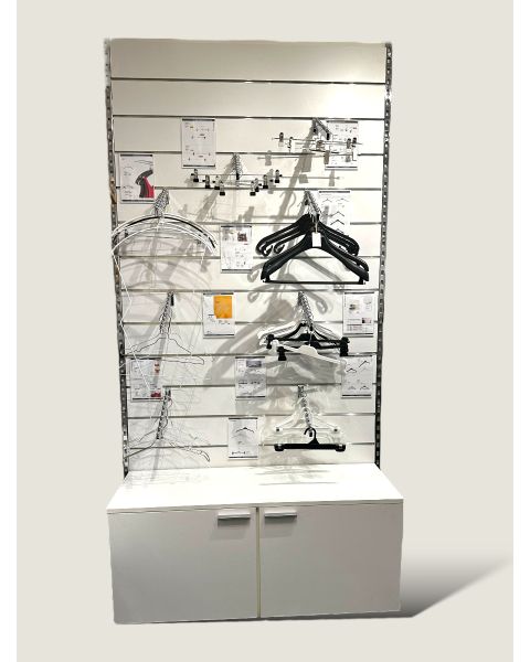 Underskabe med 2 låger. Hvid. 120 cm. Samlet.