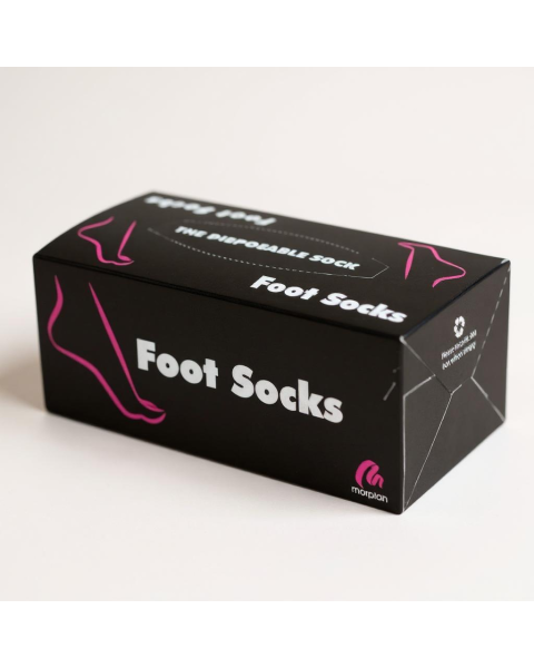 Engangsstrømper, æske med 144 stk., beige