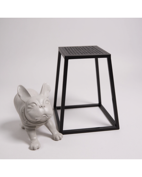 Taburet - Sort. H45,5 cm