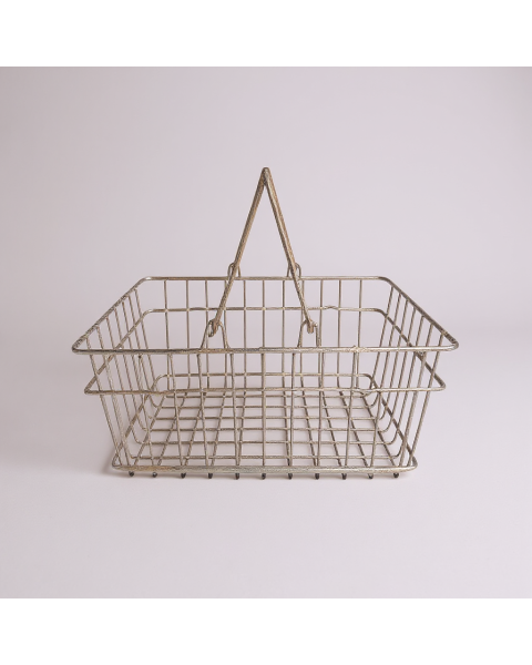 Indkøbskurv - 5,8 Liter - Krom