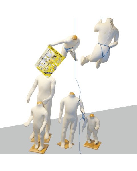 Leddelt børnemannequin, 8 år. Gine