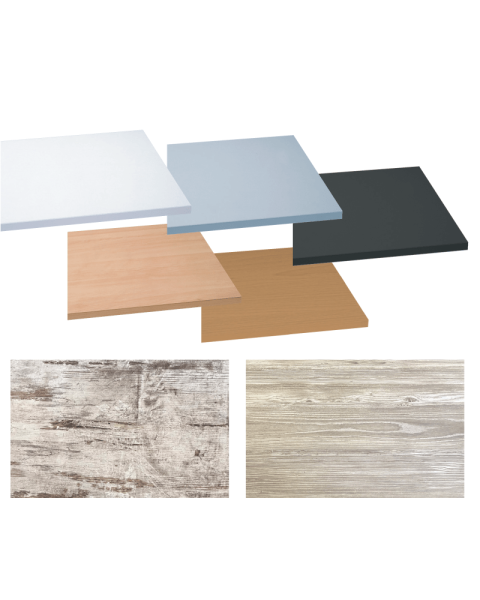 Melamin hylde. SUPER-PRISER. Vælg farve og mål