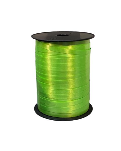 Gavebånd 7mm x 500 mtr. Blank. Limegrøn