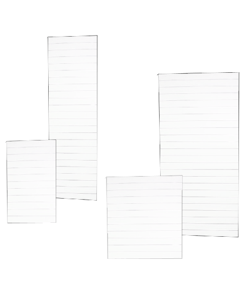 Rillepanel, Hvid. 10 cm. Inkl. lister.Standard. Vælg størrelse og farve på lister.