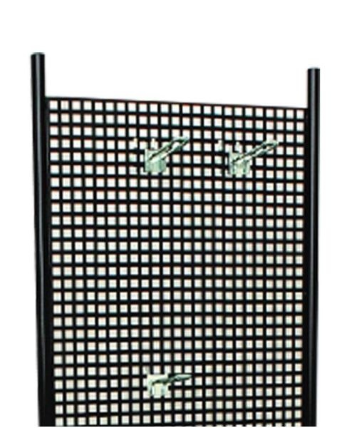 1 Impulsstander i sort inkl. 20 stk.kroge