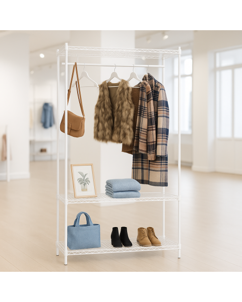 Bøjlestang - TUBO - hvid