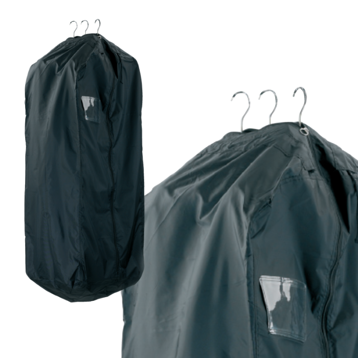 Sort nylon kollektionspose med holdbar lynlås og snørrelukning.
Holder til daglig brug. Smudsafvisende nylon overflade.
