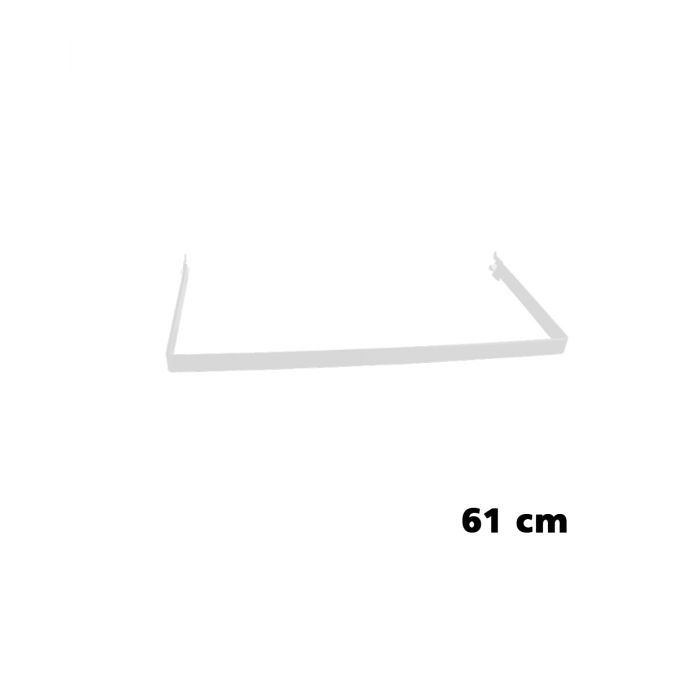 U-bøjlestang (61 cm) - Hvid - Super-Skinne 