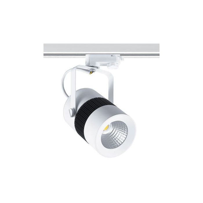 Lamp20 LED Spot til 3-faset skinne, med LED-lyskilde, 20W, 24°, K4200, 1300-1400 lumen, hvid. 