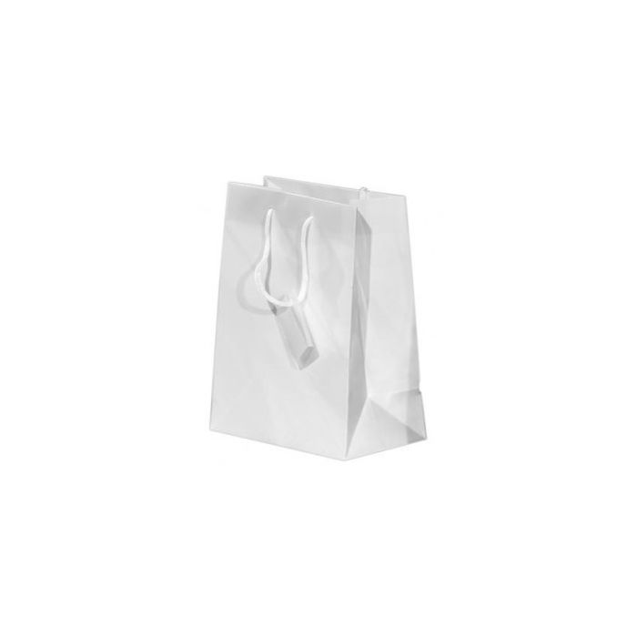 Brilliant hvid papirpose, 26x12,7x32,4 cm
