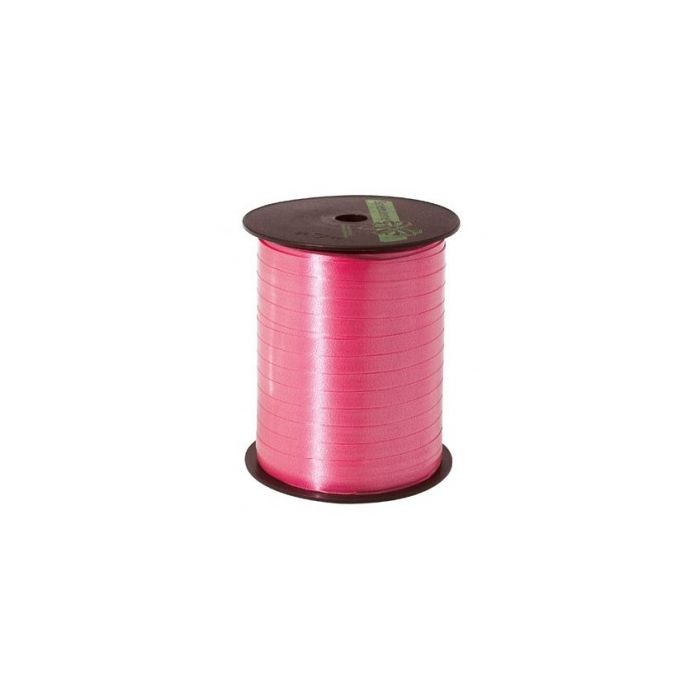 Gavebånd, rosa, 7 mm, rulle med 500 m