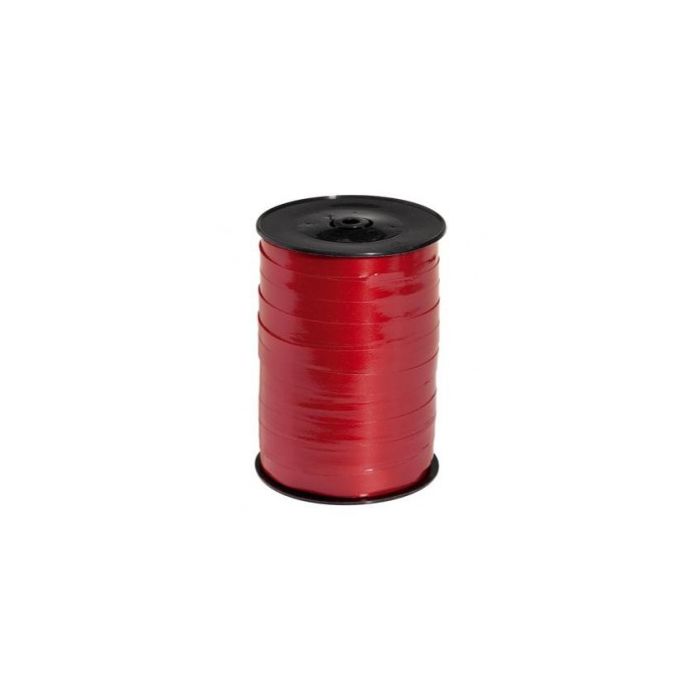 Gavebånd, lak, rød, 10 mm, rulle med 225 m 