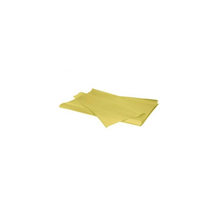 Silkepapir, gul, pk. med 240 ark, 50 x 75 cm- 17 gram