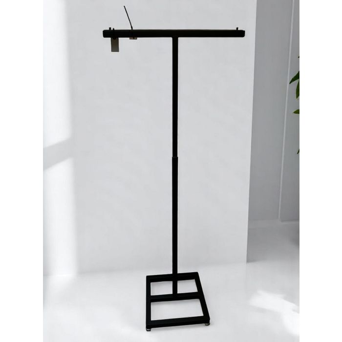 Vareprøve - T-Display sort, justerbar højde110-190 cm brugbar B58 cm