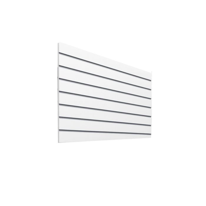 Rillepanel - 120 x 80 cm. - hvid - 10 cm. 1  stk. - Supersæt, let tekstur