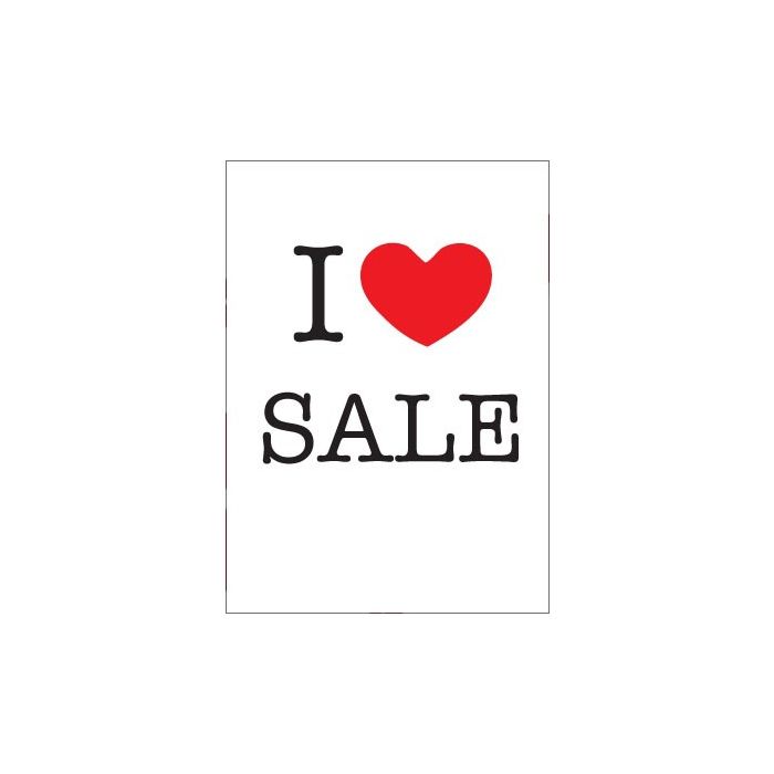 PLAKAT - I ♥ SALE