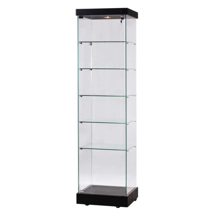 Vitrine t/gulv - TOSCANA 1 - Sort