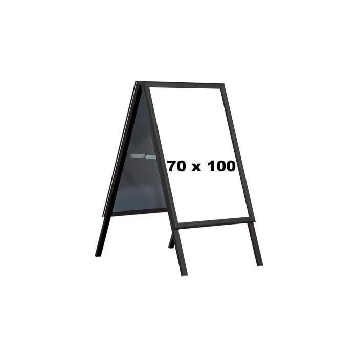 A-skilt - 70 x 100 cm. - Sort